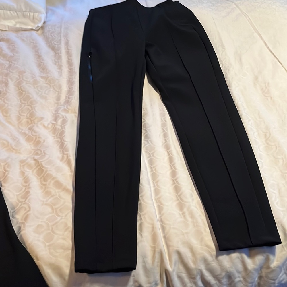 Athleta Glacier Snow Skinny Pant II Size 12 Tall Black #985570 NWOT